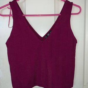 ZARA hot pink tank